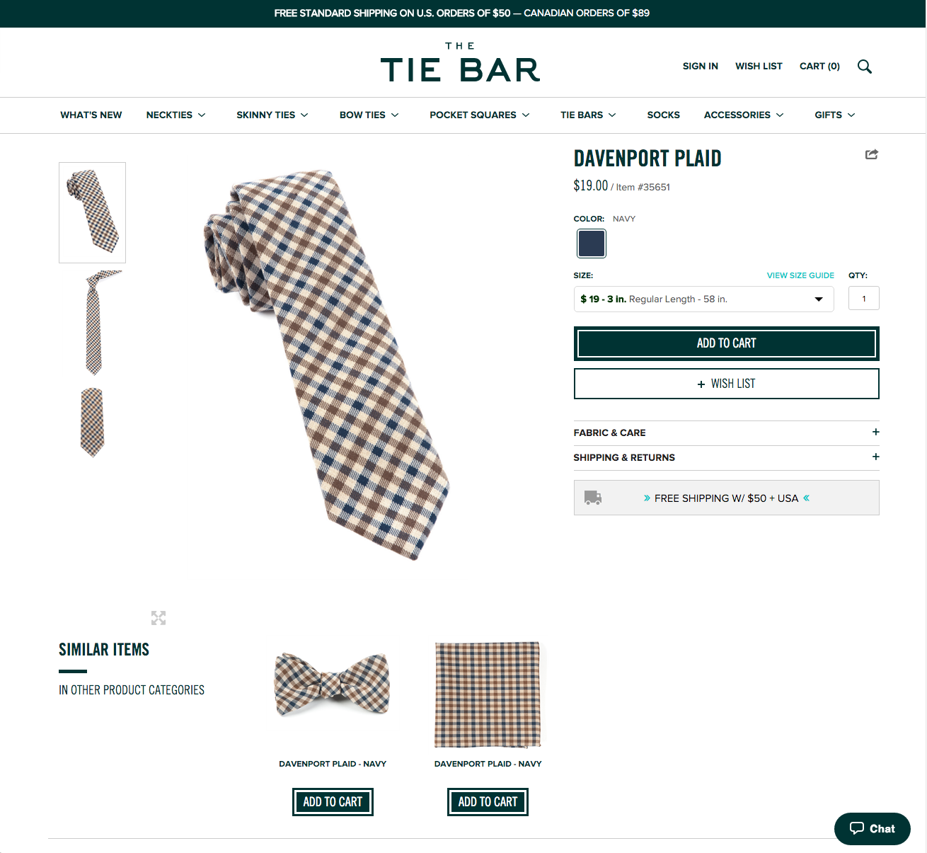 New Item Detail Page